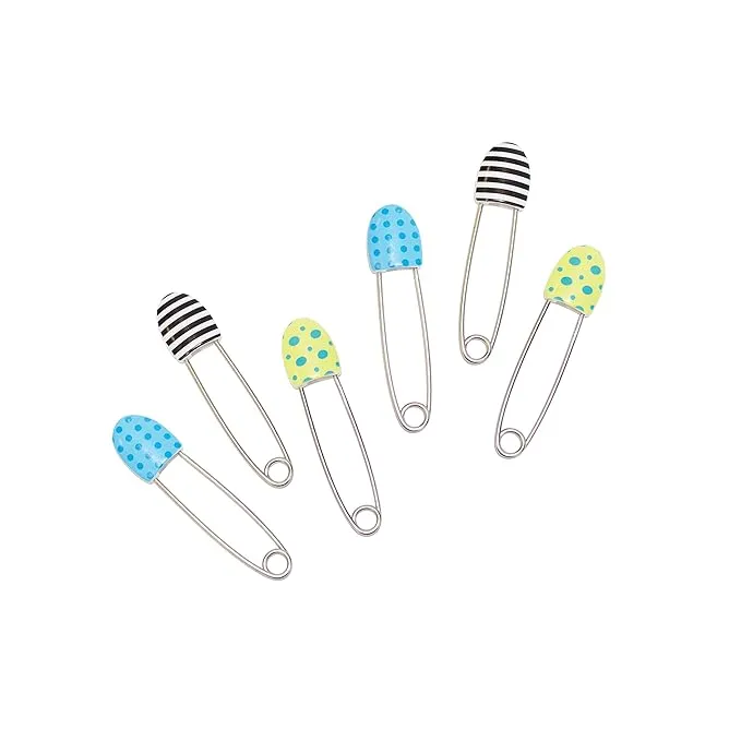 Sassy - 6Pk Decorative Diaper Pins