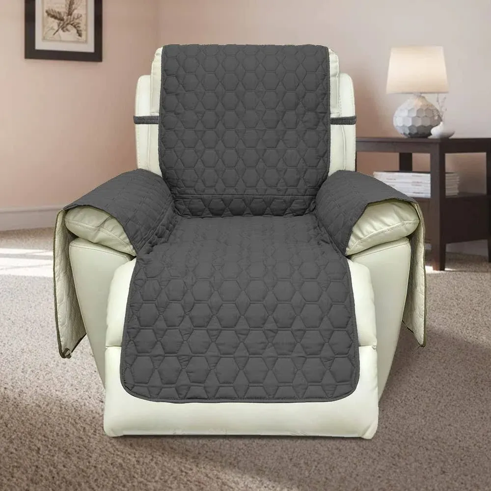 30 Inch Recliner Cover 100% Waterproof Anti-Slip Large Recliner Slipcovers fo...