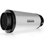 AC Infinity Inline Duct Fan Silencer, 4" Noise Reduction Muffler Blower Silencer for Indoor Hydroponics Grow Tent Ventilation Systems