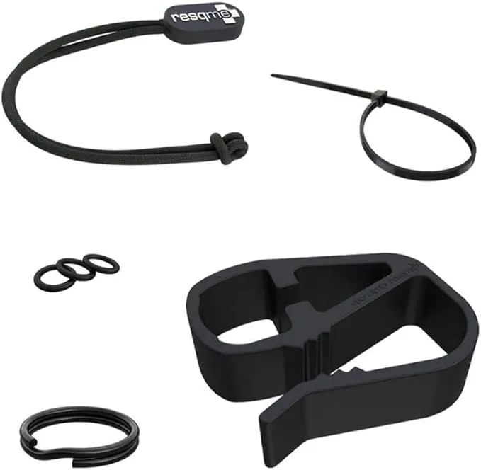 resqme, Inc. Accessory Pack Car Escape Tool with Visor Clip, Lanyard and Cable Tie