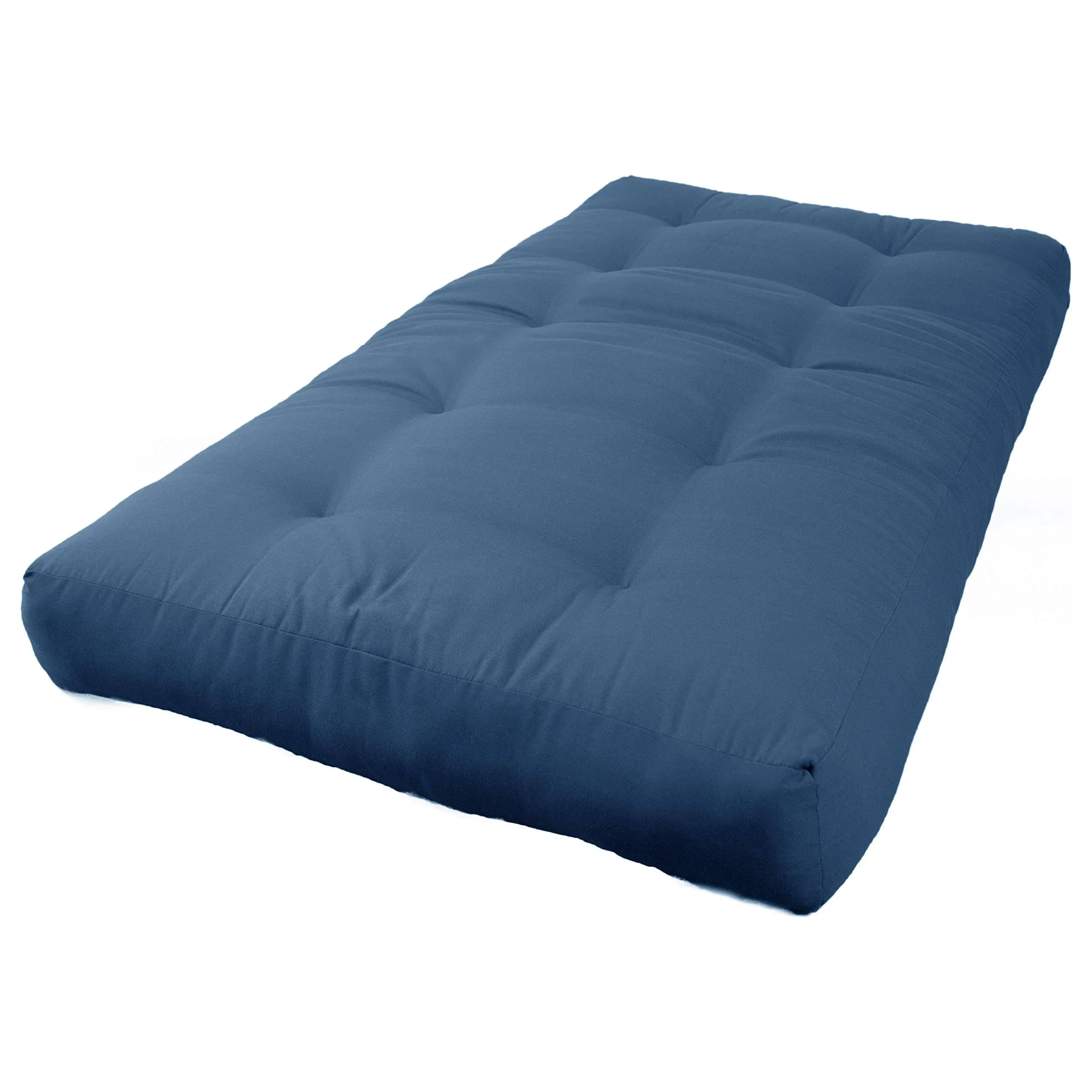 Blazing Needles Renewal 8-Inch Twill Twin-size Futon Mattress - Indigo