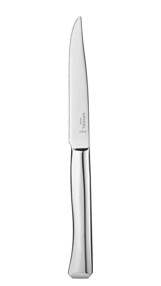 Opinel Perpétue Flatware Collection, Timeless and Elegant Stainless Steel Construction, Dishwasher Safe, Designed in France, Made in Portugal (4 Piece Knife Set)