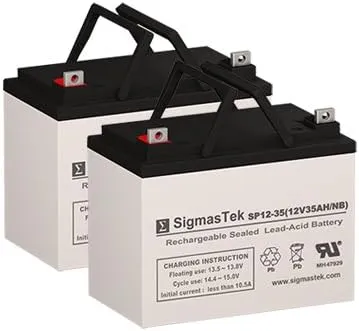 Pride Victory Replacement Battery Set of 2 x 12V 35AH