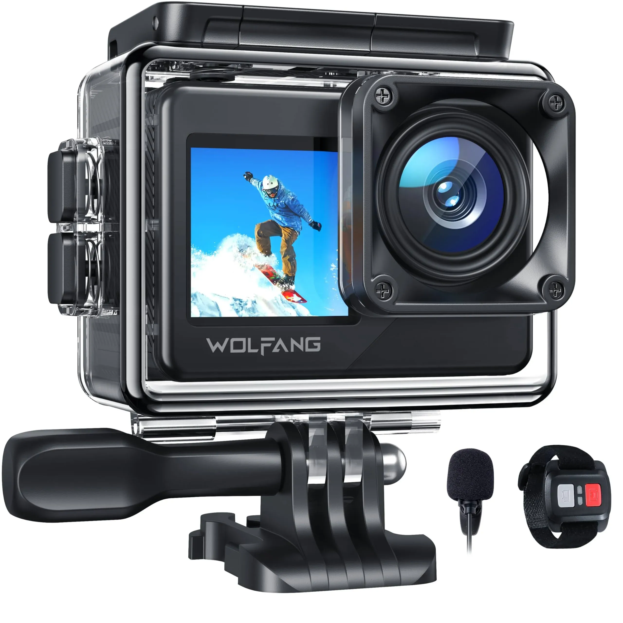  Action Camera 4K 20MP WiFi GA120, 40M Waterproof Underwater Camera for 