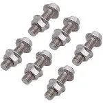 Flanged Hex Head Bolts, Flange Bolts, Exhaust Manifold Bolt Kit M10X1.5-35mm 6-Pack