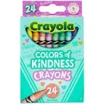 Crayola Colors of Kindness Crayons, 24 Per Pack, 12 Packs