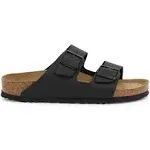 Birkenstock Arizona Birko Flor Soft Footbed Sandals - Black - Size: 13-13.5 Women/11-11.5 Men