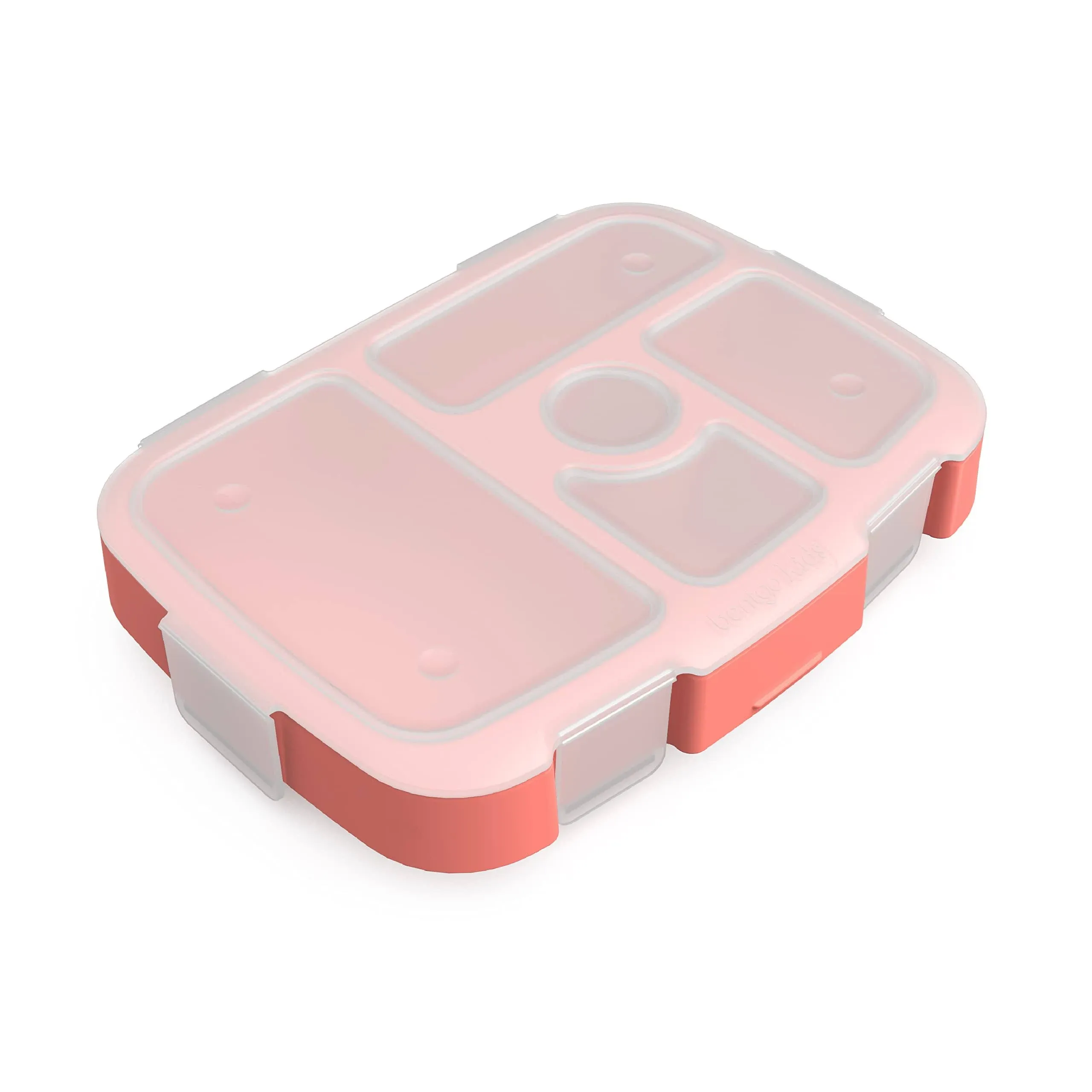 Bentgo® Kids Tray with Transparent Cover - Reusable, BPA-Free, 5-Compartment Meal Prep Container with Built-In Portion Control for Healthy, At-Home Meals & On-the-Go Lunches (Seafoam)