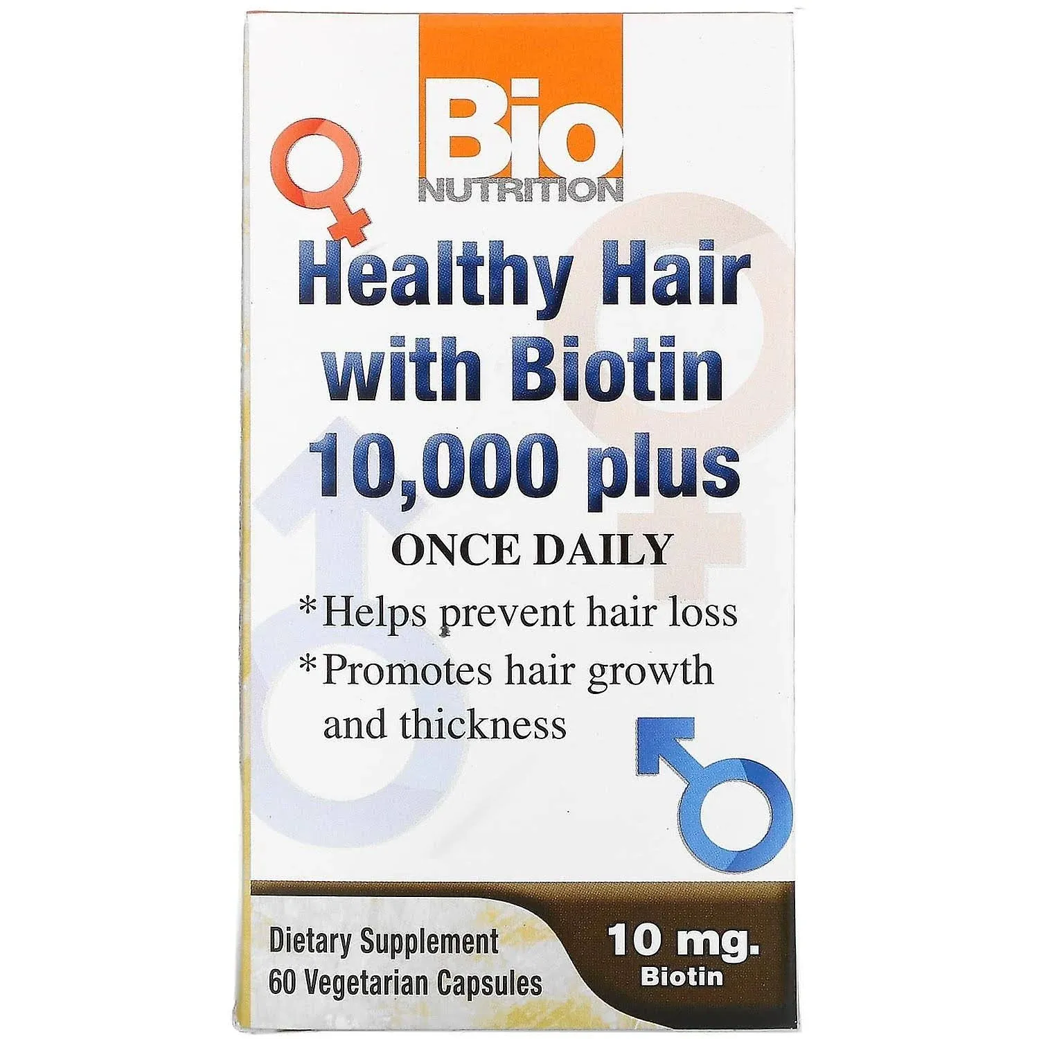 Bio Nutrition - Healthy Hair with Biotin - 60 ct