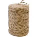 Perkhomy Natural Jute Twine 600 Feet Long Twine String For Crafts Gift Wrapping Packing Gardening Wedding Decor