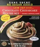 Sans Sucre Cheesecake Mousse Mix