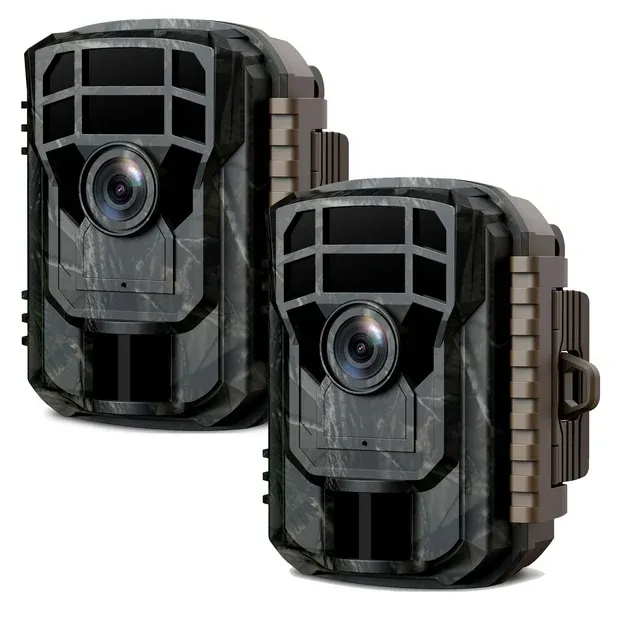 CAMPARK 2 Pack Trail Game Hunting Wildlife Camera 36MP 2K Night Vision Motion Activated Waterproof