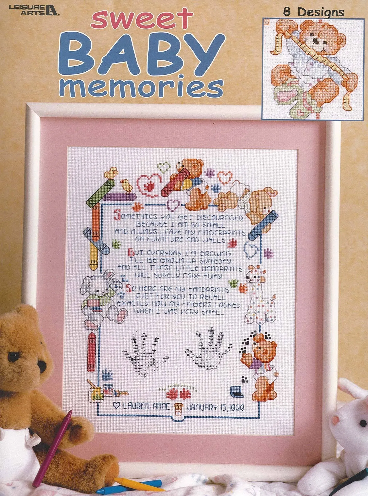 Leisure Arts Sweet Baby Memories Cross Stitch Bk