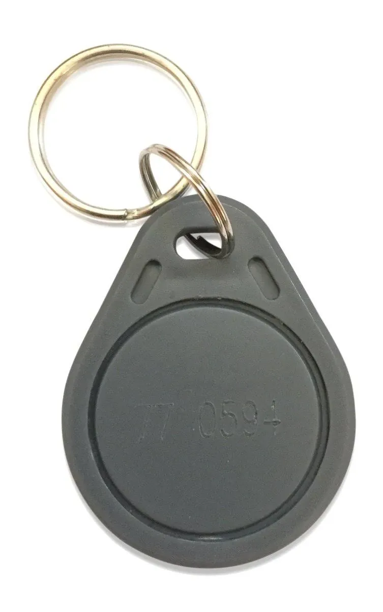 10 Thin 26 Bit Proximity Key Fobs Weigand Prox Keyfobs Compatable with ISOProx 1386 1326 H10301 Format Readers. Works with The vast Majority of Access Control Systems