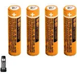 Panasonic NI-MH AAA Rechargeable Battery 550mah 1.2V Cordless Phones Batteries  | eBay