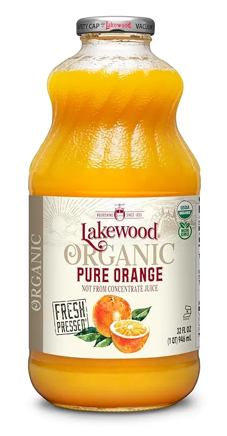Lakewood Organic Pure Orange Juice, 32 FZ