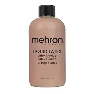 Mehron Makeup Liquid Latex 9 oz Dark Flesh