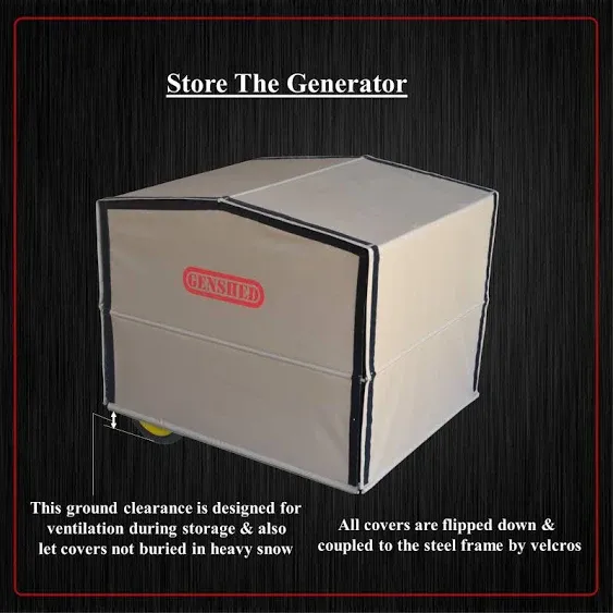 Generator Covers While Running,100% Waterproof Generator Cover