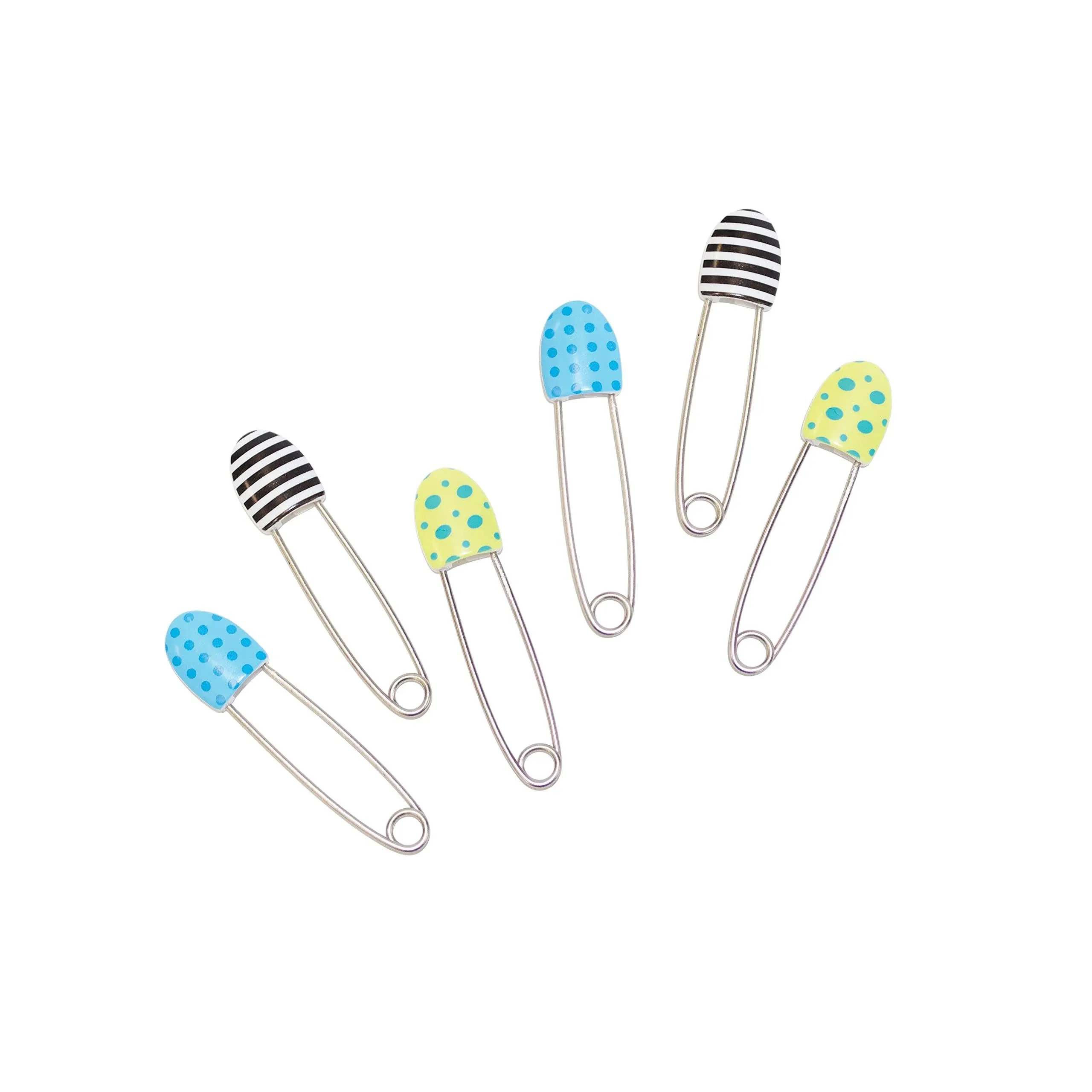 Sassy - 6Pk Decorative Diaper Pins