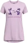 Girls 7-20 Under Armour Tech™ Print Big Logo Tee