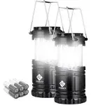 Etekcity LED Camping Lantern Lights, Camping Equipment Gear Accessories Supplies Survival Kits, Emergency Lights for Home Hurricane, Battery Powered