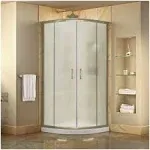 DreamLine DL-6702-04FR Prime 36&#034; Sliding Shower Enclosure, White Base