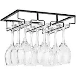 Wine Glass Rack - Under Cabinet Stemware Wine Glass Holder Glasses Storage Ha...