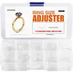 ELETIUO Ring Size Adjuster for Loose Rings - 60Pack, 2 Styles, Ring Guard, Ring Sizer, 10 Sizes Fit for Man and Woman Ring