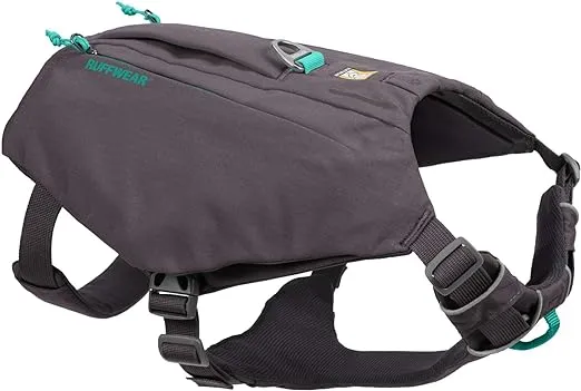 Ruffwear, Switchbak Dog Harness, Pack & Harness Hybrid for Day Trips & Everyday Use, Granite Gray, X-Small