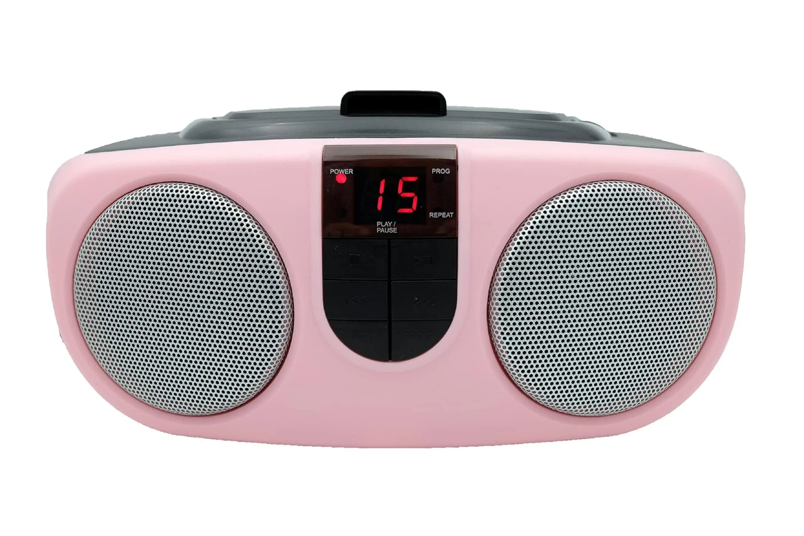 PROSCAN SRCD243 Portable CD Player with AM/FM Radio, Boombox (Pink)