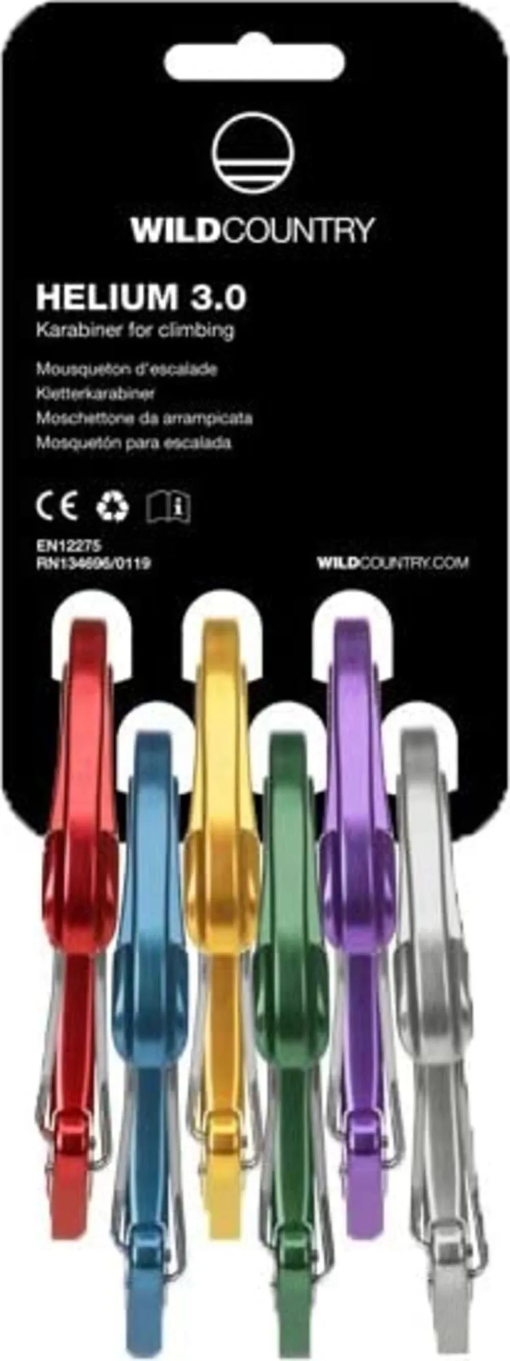 Wild Country Helium 3.0 Wiregate Carabiner Rack Pack