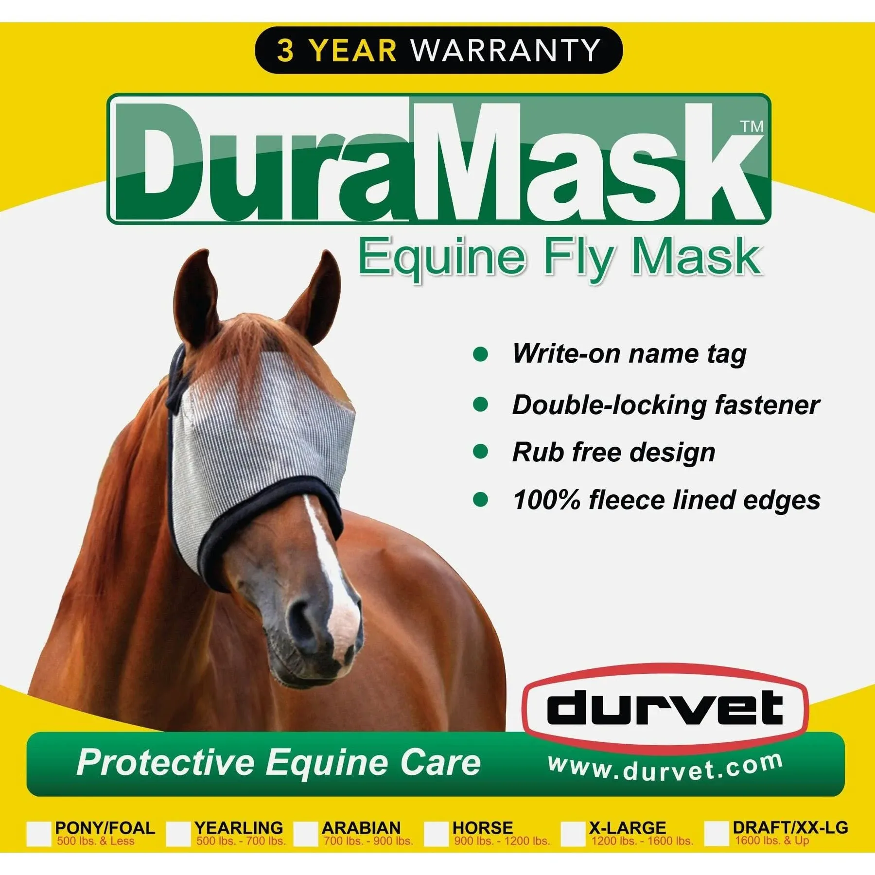 Durvet Duramask Fly Mask Horse