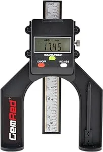 GemRed Digital Depth Guage Height Gauge for Router Table and Kit 