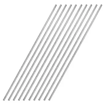 Uxcell 304 Stainless Steel Rod Lather Bar | Harfington, 300mm / 10pcs