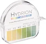 HYDRION 067 Body Acid pH TEST Tape Strip Paper 15ft Roll Urine Saliva 5.5-8.0 US