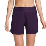 Lands' End Women's 5" Quick Dry Swim Shorts with Panty - 12 - Wintergreen