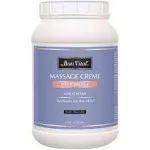 Bon Vital' Deep Tissue Massage Creme, Professional Massage Therapy Cream for Muscle Relaxation, Muscle Soreness, Injury Recovery, Deep Muscle Manipulation, & Sports Massages, 1/2 Gallon Jar