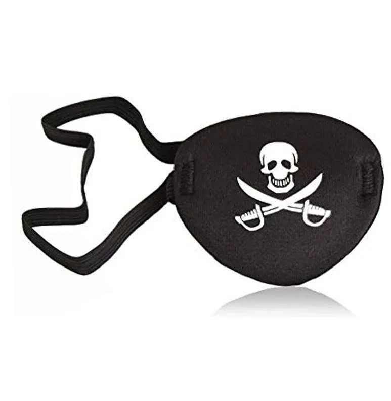 Oarkive Pirate Patch Skull Mask For Halloween for Lazy Eye