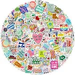 Greingways 300 PCS Inspirational Stickers for Adults, Motivational Water Bottle Stickers for Teens Kids Teachers, Journaling Scrapbook Laptop Positive Quote Vinyl Stickers for Vision Board Supplies