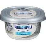 Philadelphia Cream Cheese, 1/3 Less Fat - 8 oz