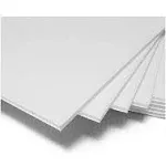 T-SIGN Corrugated Plastic Sheets Coroplast Sign Blank Board, 24 x36 Inches 3/16 Inches Thick for A-Frame Replacement Poster Sheets, 2 Pack White Blanks Sign