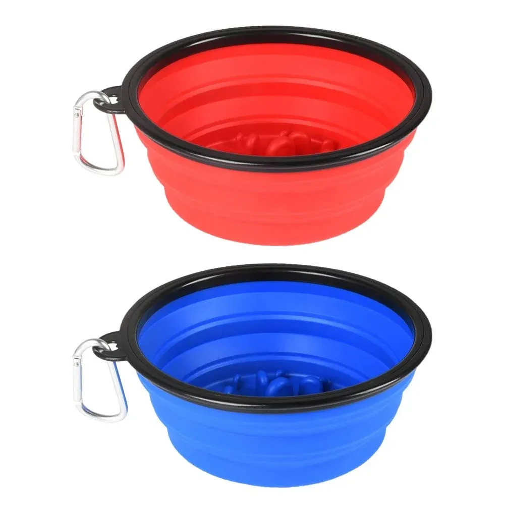 Guardians Large Collapsible Dog Bowls, 34Oz Portable Foldable Water Bowls Food D