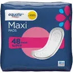 48 Count Women, Super Maxi Pads With Stayfree Overnight Soft Cotton Absorbent