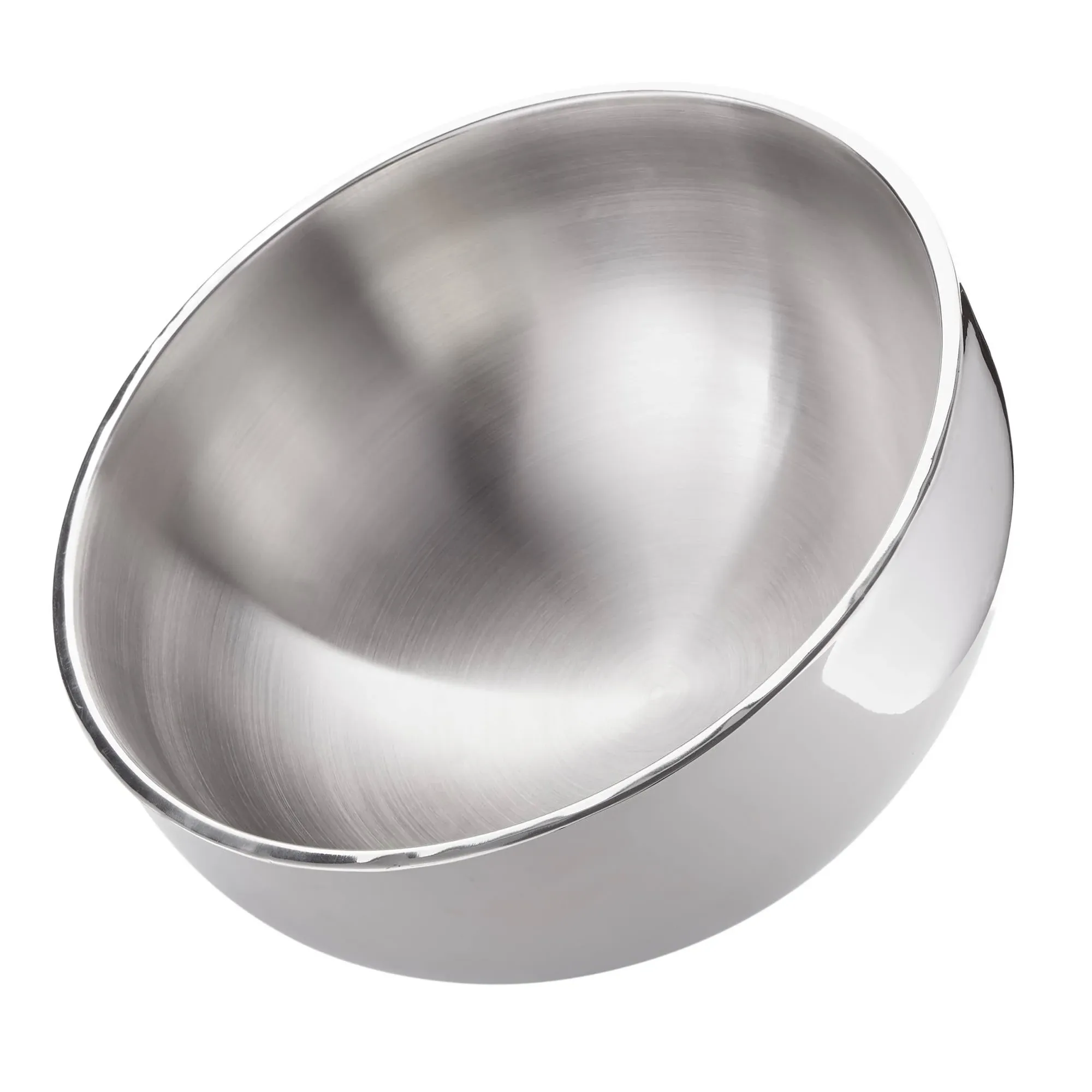 American Metalcraft AB14 Double-Wall Angle Bowl, Stainless Steel, 304 oz.