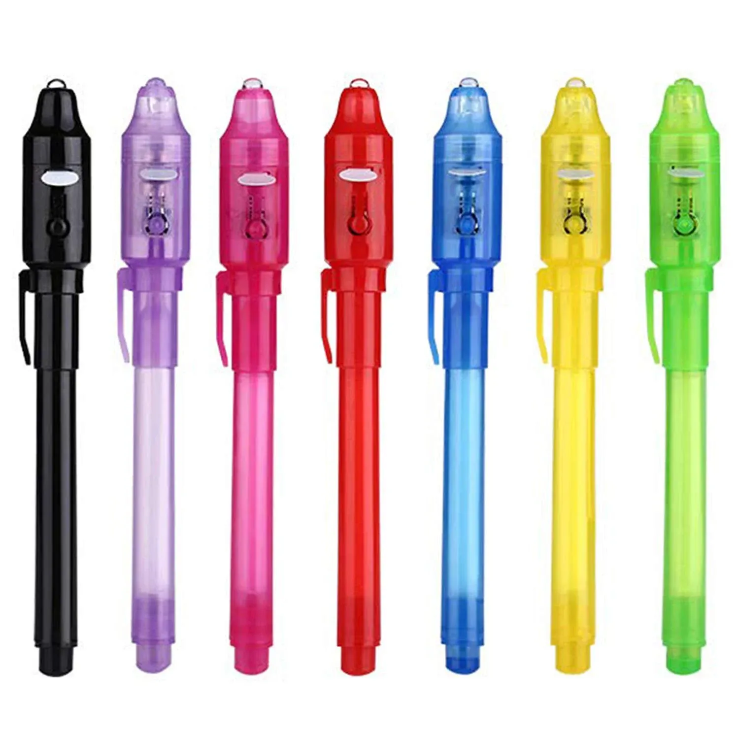 DLUCKY Invisible Ink Pen,Spy Pen Invisible Disappearing Ink Pen with Black Light ...