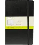 Moleskine Classic Expanded Hardcover Notebook - Blank, Black, Large, 8-1/4" x 5"