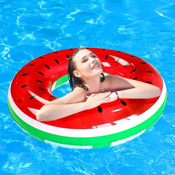 Pool Float for Adult, Inflatable Pool Float Tube, Pool Swim Ring, Water Fun Large Blow Up Summer Beach Swimming Raft Kids and Adults.