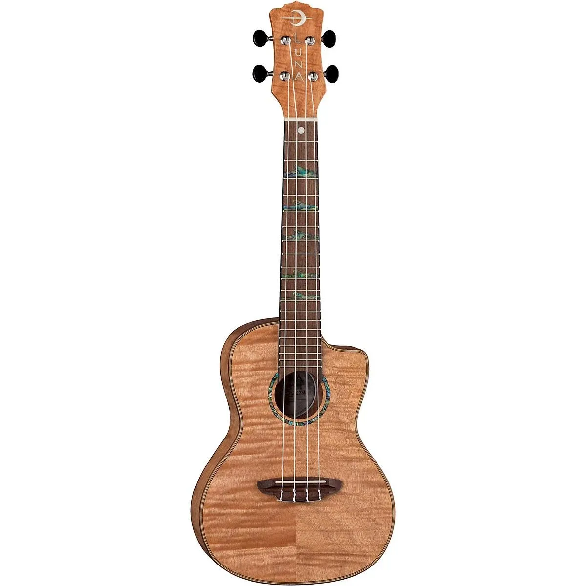 Luna Guitars High Tide Exotic Mahogany Concert Ukulele High Tide