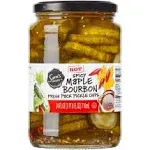 Sam's Choice Spicy Maple Bourbon Fresh Pack Pickle Chips, 24 fl oz