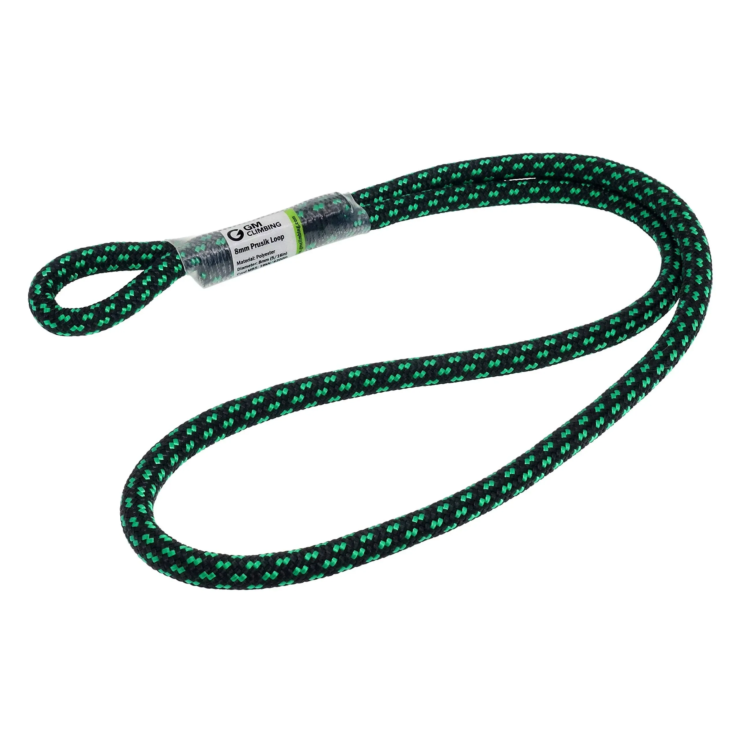 GM CLIMBING 8mm 5/16" Prusik Loop Pre-Sewn 18 inches